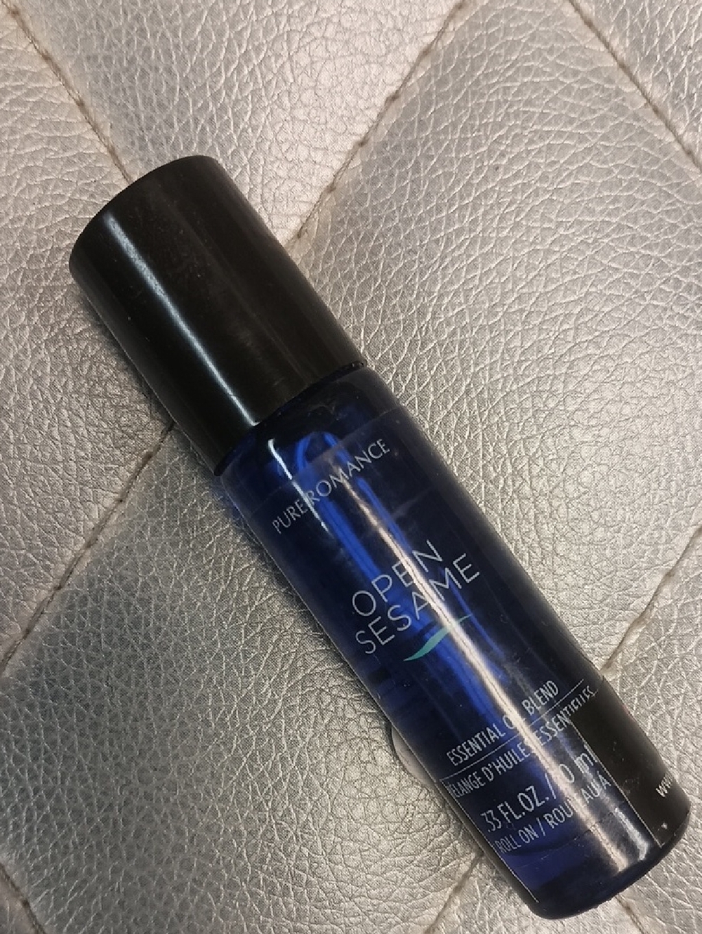 Pure Romance Open Sesame Roll-On - Blue with Black Cap